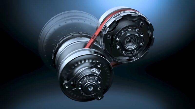 CVT transmission belt and pulleys showing the system linked to Nissan Altima problems
